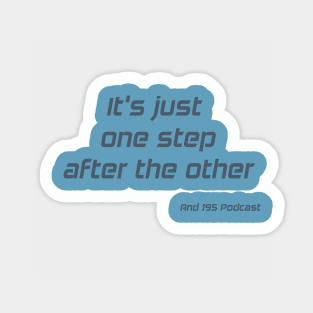 Just one step - And 195 podcast Sticker